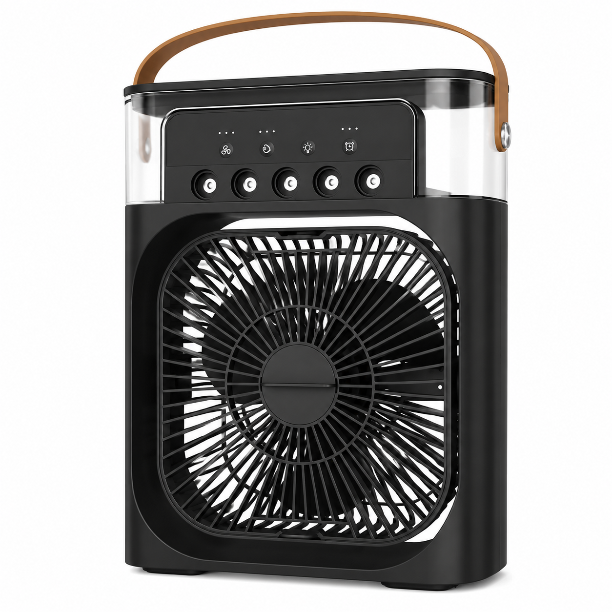 Ventilador 3 en 1 – Aire Frío, Humidificador y Luz LED